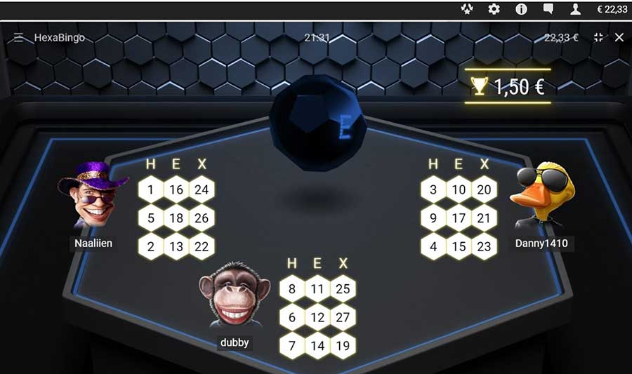 Hexa Bingo Unibet en Maria Casino